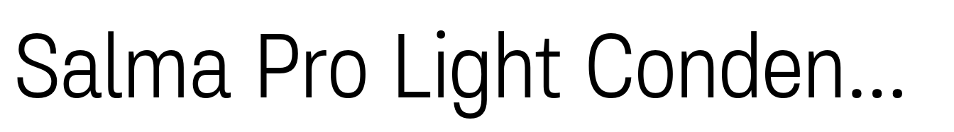 Salma Pro Light Condensed
